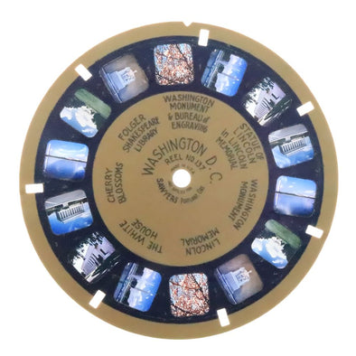 Washington. D.C. - View-Master - Vintage Blue - Ring Reel (BR-137c) Reels 3dstereo 