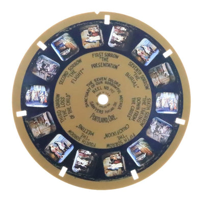 Seven Dolors - Sanctuary of our Sorrowful Mother - View-Master - Blue Ring- Reel (BR-147c) Reels 3dstereo 