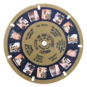 San Juan Capistrano - Mission California - View-Master Blue-Ring Reel - vintage (BR-189c) Reels 3dstereo 