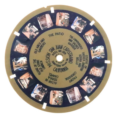 San Juan Capistrano - Mission California - View-Master Blue-Ring Reel - vintage (BR-189c) Reels 3dstereo 