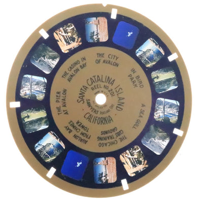 Santa Catalina Island - California - View-Master Blue-Ring Reel - vintage - (BR-201c) Reels 3dstereo 