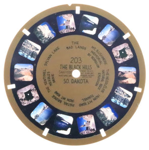 Black Hills, South Dakota - View-Master Blue-Ring Reel - vintage - (BR-203n) 3dstereo 