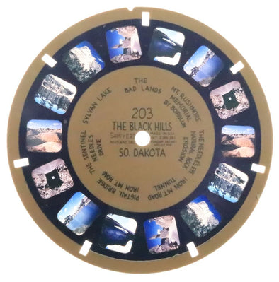 Black Hills, South Dakota - View-Master Blue-Ring Reel - vintage - (BR-203n) 3dstereo 