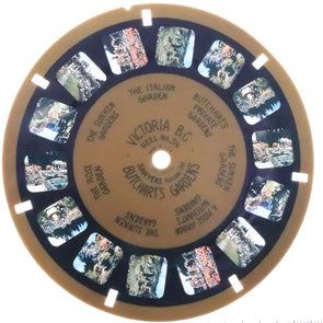 Victoria B.C. Butchart's Gardens - View-Master Blue Ring Reel - vintage - (BR-314c) Reels 3dstereo 