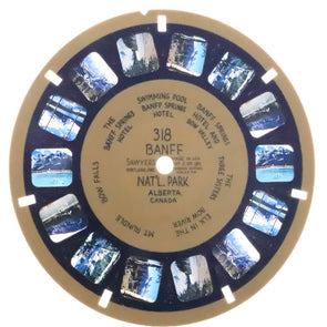 Banff National Park, Canada View-Master Blue Ring Reel - vintage - (BR-318n) Reels 3dstereo 