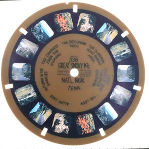 Great Smoky Mts. Nat'l Park - View-Master Blue Ring Reel - vintage - (BR-336n) Reel 3dstereo 
