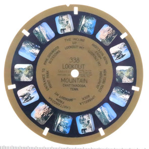 Lookout Mountain - View-Master Blue Ring Reel - vintage - (BR-338n) Reel 3dstereo 