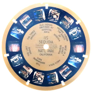 4 ANDREW - Sequoia National Park California - View-Master Blue Ring Reel - vintage - 115 Reels 3dstereo 