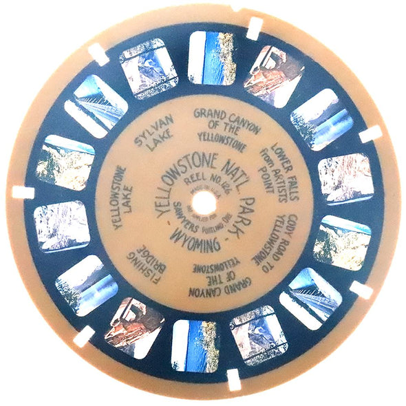 4 ANDREW - Yellowstone National Park - View-Master Blue Ring Reel - 1940s - vintage - 126 Reels 3dstereo 