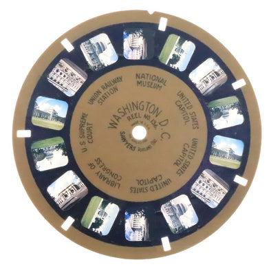 Washington. D.C. - View-Master - Vintage Blue - Ring Reel (BR-136c) Reels 3dstereo 