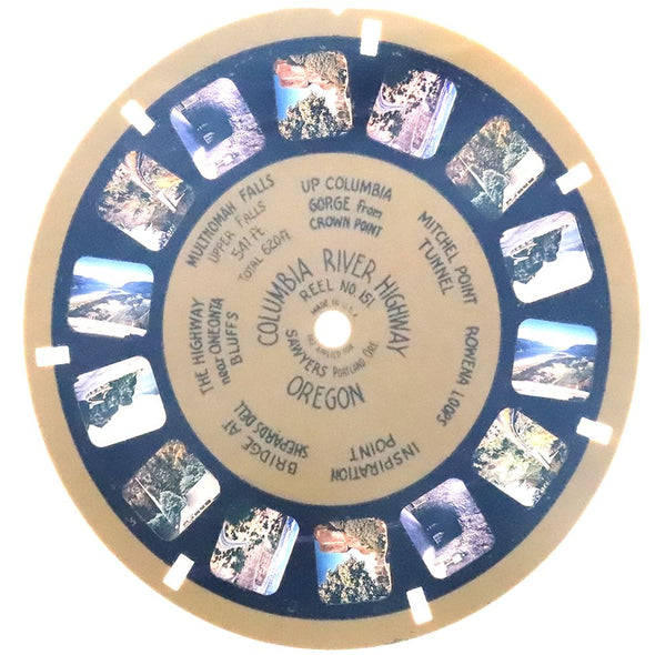 4 ANDREW - Columbia River Highway - View-Master Blue Ring Reel - vintage - 151 Reels 3dstereo 