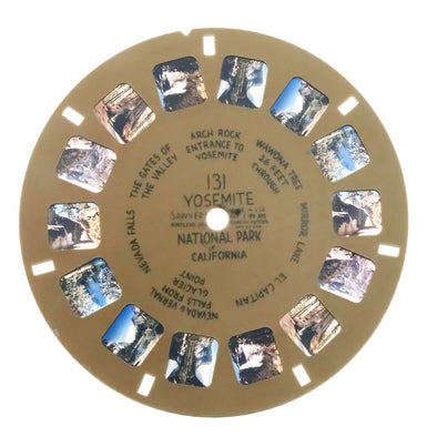 Yosemite National Park - California- View-Master Buff-Reel - vintage - (Buf-131n) Reels 3dstereo 
