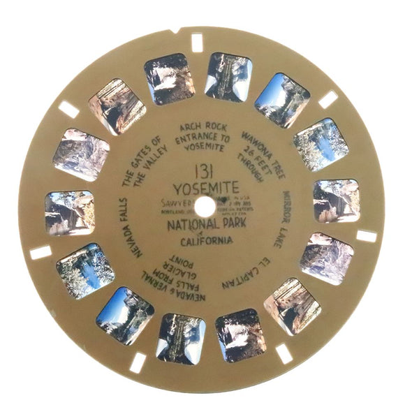 Yosemite National Park - California- View-Master Buff-Reel - vintage - (Buf-131n) Reels 3dstereo 