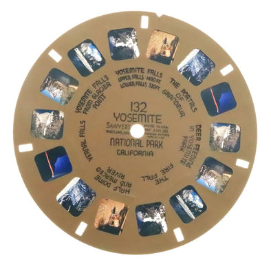 Yosemite National Park - California- View-Master Buff - Reel - vintage - (BUF-132n) Reels 3dstereo 