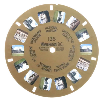 Washington. D.C. - View-Master - Vintage Buff - Reel (BUF-136n) Reels 3dstereo 
