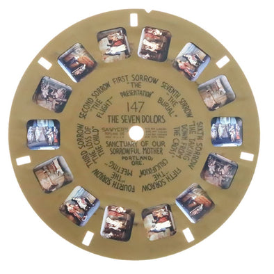 Seven Dolors - Sanctuary of our Sorrowful Mother - View-Master - Buff- Reel (BUF-147n) Reels 3dstereo 