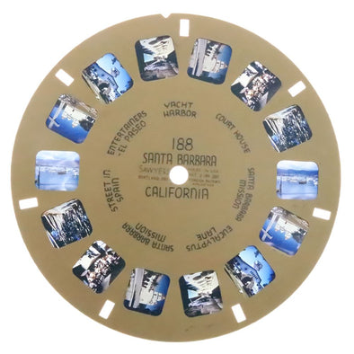 Santa Barbara - California - View-Master Buff Reel - vintage (BUF-188n) Reels 3dstereo 