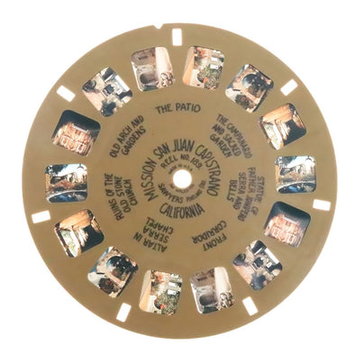San Juan Capistrano - Mission California - View-Master Buff Reel - vintage (BUF-189c) Reels 3dstereo 