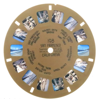 San Francisco, California - View-Master Buff Reel - vintage - (BUF-198n) 3dstereo 