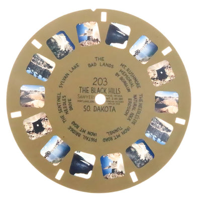 Black Hills, South Dakota - View-Master Buff Reel - vintage - (BUF-203n) 3dstereo 