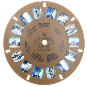 Victoria B.C. and Butchart's Gardens - View-Master Buff Reel - vintage - (BUF-313n) Reels 3dstereo 
