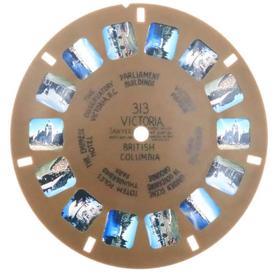 Victoria B.C. and Butchart's Gardens - View-Master Buff Reel - vintage - (BUF-313n) Reels 3dstereo 