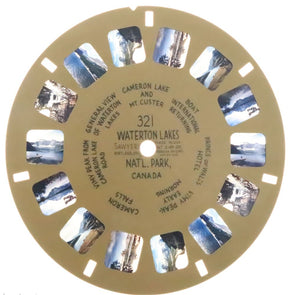 Waterton Lakes Nat'l Park - View-Master Buff Reel - vintage - (BUF-321n) Reels 3dstereo 