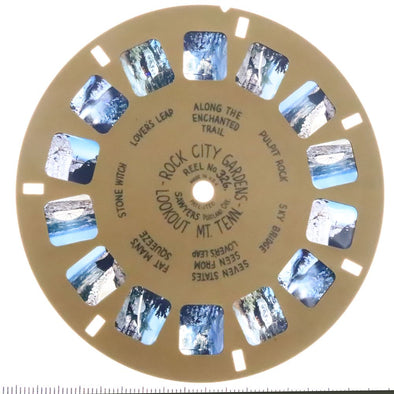 Rock City Gardens - View-Master Buff Reel - vintage - (BUF-326c) Reels 3dstereo 