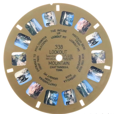 Lookout Mountain - View-Master Buff Reel - vintage - (BUF-338n) Reel 3dstereo 