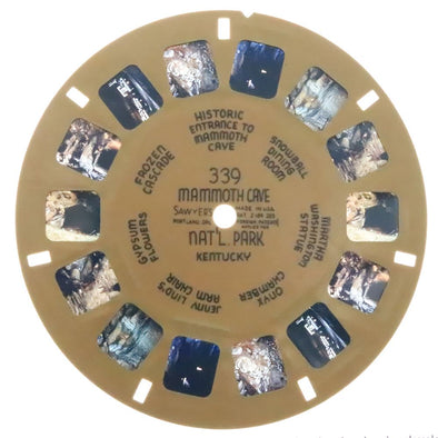 Mammoth Cave Nat'l Park Kentucky I - View-Master Buff Reel - vintage - (BUF-339n) Reel 3dstereo 