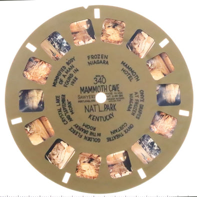 Mammoth Cave Nat'l Park Kentucky II - View-Master Buff Reel - vintage - (BUF-340n) Reel 3dstereo 