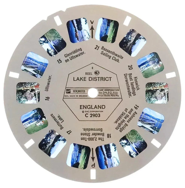 Lake District - View-Master 3 Reel Packet - 1970 - vintage - (zur Kleinsmiede) - (C290-BG4) Packet 3dstereo 