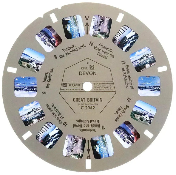 Devon - View-Master 3 Reel Packet - 1970 - vintage - (zur Kleinsmiede) - (C294-BG4) Packet 3dstereo 