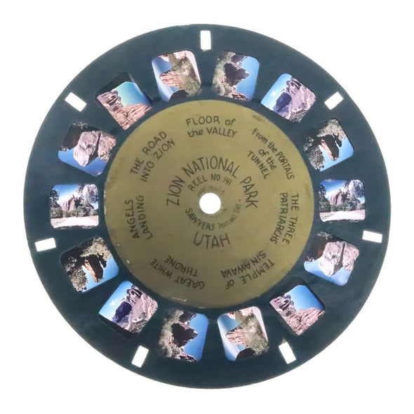 Zion - National Park - View-Master - Gold Center - Reel (GC-141c) Reels 3dstereo 