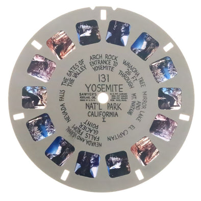 Yosemite National Park - California- View-Master Hand-Lettered Reel - vintage - (HL-131ny) Reels 3dstereo 