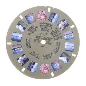 Washington. D.C. - Points of Interest View-Master - Vintage Hand - Lettered Reel (HL-137ny) Reels 3dstereo 