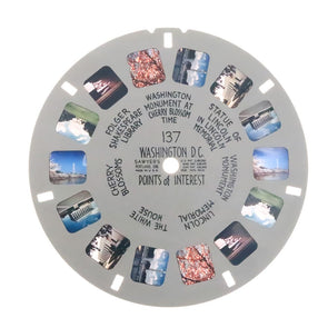 Washington. D.C. - View-Master - Vintage Hand - Lettered Reel (HL-137n) Reels 3dstereo 