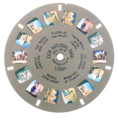 Zion - National Park - View-Master - Vintage Hand - Lettered Reel (HL-141c) Reels 3dstereo 
