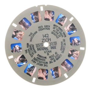 Zion - National Park - II - View-Master - Hand Lettered - Reel (HL-142nx) Reels 3dstereo 