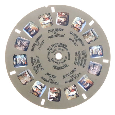 Seven Dolors - Sanctuary of our Sorrowful Mother - View-Master - Hand Lettered - Reel (HL-147c) Reels 3dstereo 