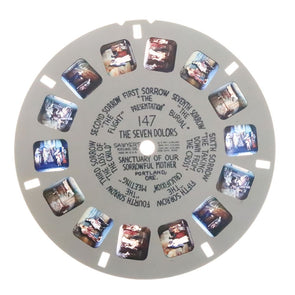 Seven Dolors - Sanctuary of our Sorrowful Mother - View-Master - Hand Lettered - Reel (HL-147n) Reels 3dstereo 