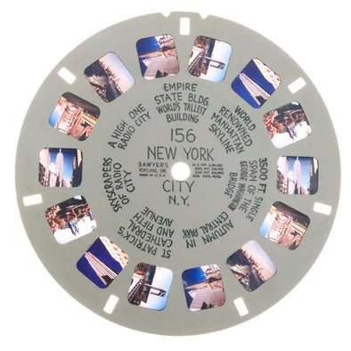 New York City N.Y. - View-Master - Hand Lettered - Reel (HL-156n) Reels 3dstereo 