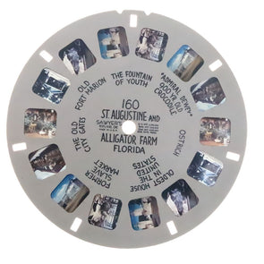 St. Augustine and Alligator Farm Florida - View-Master - Hand Lettered - Reel (HL-160n) Reels 3dstereo 