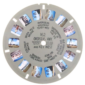 Overseas Hwy. and Key West - View-Master - Hand Lettered - Reel (HL-162n) Reels 3dstereo 