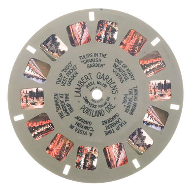 Lambert Gardens - Portland Oregon - View-Master Hand-Lettered Reel - vintage (HL-191c) Reels 3dstereo 