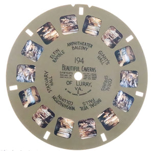 Beautiful Caverns of Luray - Virginia I - View-Master Hand-Lettered Reel - vintage (HL-194n) Reels 3dstereo 
