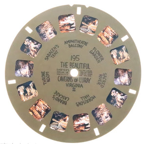 Beautiful Caverns of Luray - Virginia II - View-Master Hand-Lettered Reel - vintage (HL-195n) Reels 3dstereo 