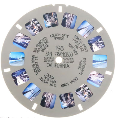 San Francisco, California - View-Master Hand-Lettered Reel - vintage - (HL-198n) 3dstereo 