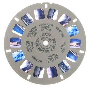 Alaska Skagway-White Pass W. Taku Arm - View-Master Hand Letter Reel - vintage (HL-303c) Reels 3dstereo 