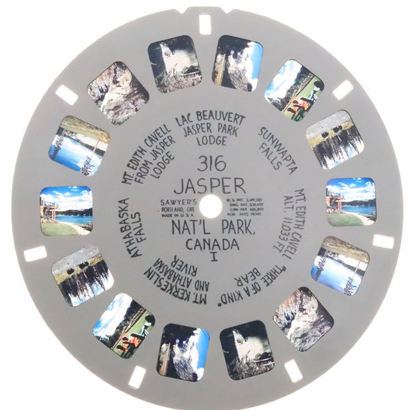 Great Smoky Mts. Nat'l Park - View-MasterHand Letter Reel - vintage - (HL-336n) Hand Lettered Reel 3dstereo 